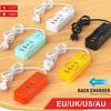 Розетка-зарядное устройство USB на 4 порта, многопортовое настенное зарядное устройство, универсальная сетевая планка для телефона