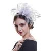 Headwear Banquet Wedding Hair Accessories Bride's Headdress Feathers Hat Hair Clip Fascinators Hat