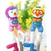 Палочки для еды Edison Pororo 3D из нержавеющей стали, разные цвета, 2 шт.