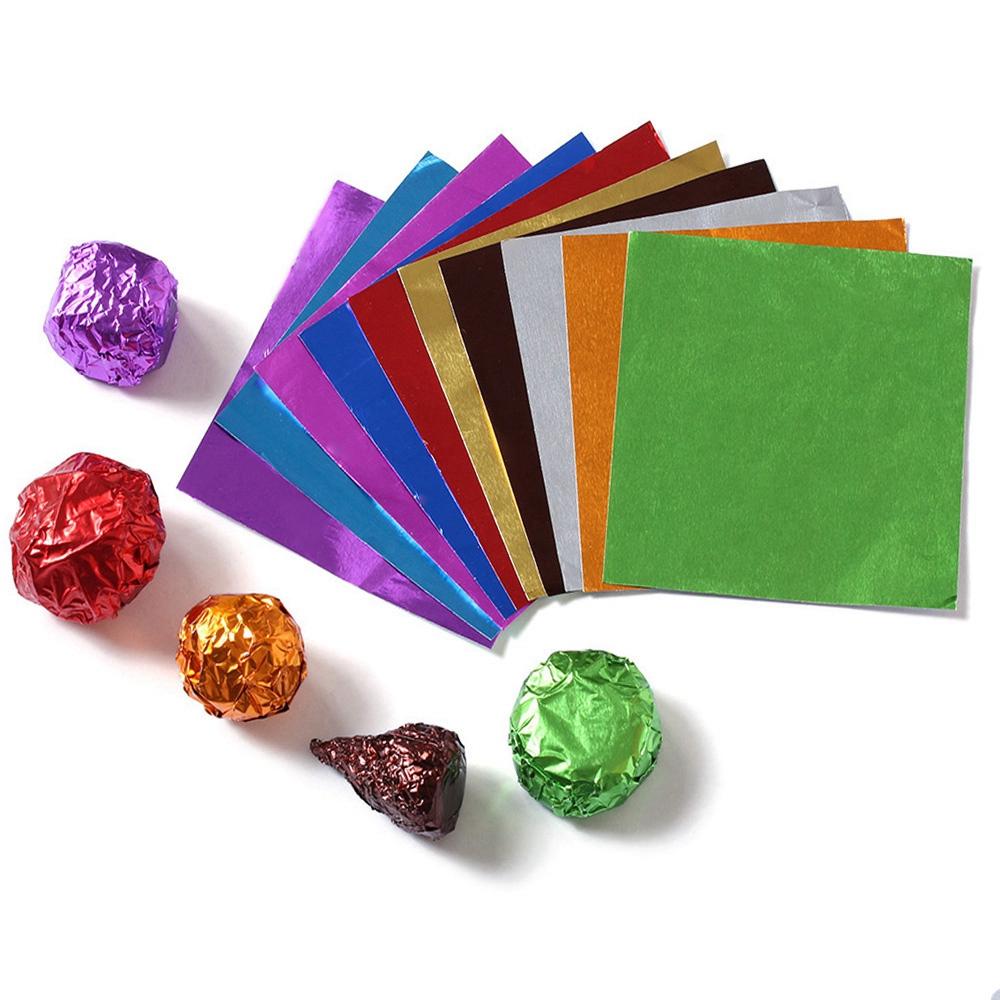 Foil for Easter Egg Party Favors Chocolates Wrapper Foil Sheets Candy Packing Candy Wrappers Paper