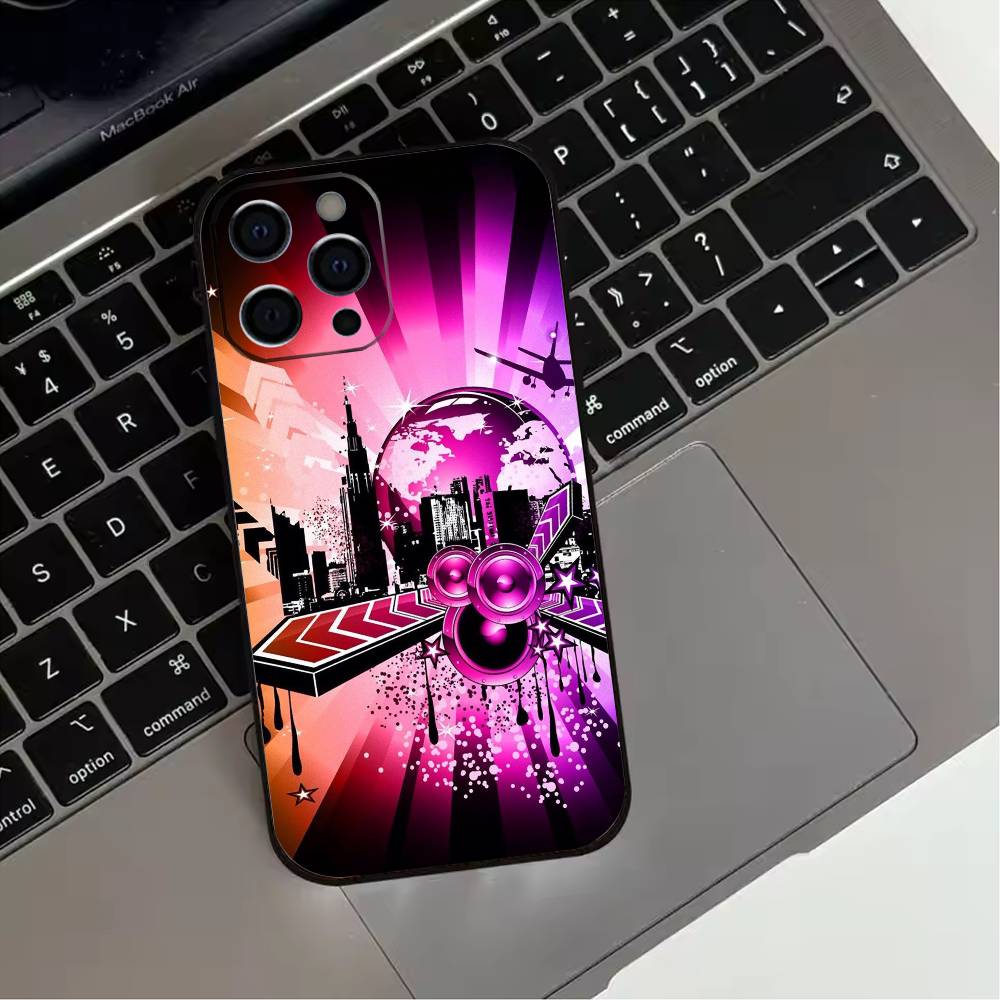 Чехол для телефона Frutiger Metro Art для iPhone 17,16,15,14,13,12,11 Plus,Pro Max,XS,Мягкий силиконовый черный чехол