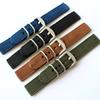 MERJUST 18MM 20MM 22MM 24MM Brown Blue Green Black Simplicity Nylon Watch Band Strap For Military Watch Wristband Bracelet