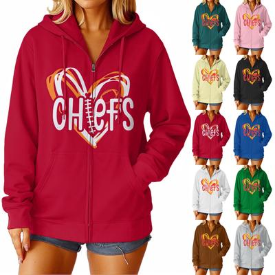 Женские толстовки Осенние толстовки для игрового дня Повседневное пальто с длинным рукавом и свободного кроя Осенняя толстовка