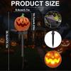 Halloween Solar Stake Lights Pumpkin Shape Solar Garden Lights Outdoor Lantern Decorations For Halloween Theme Decor Lighting