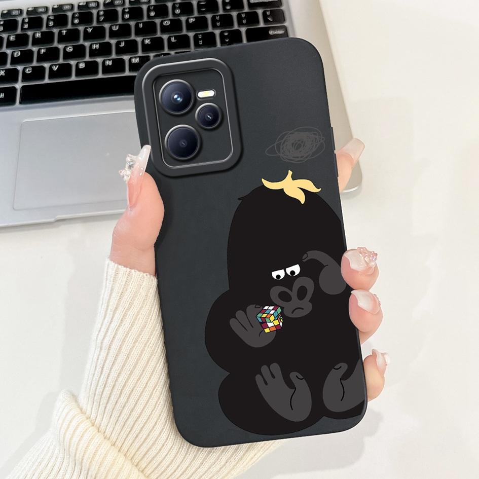 Чехол для Realme C35 Чехол для телефона Realme Narzo 50A Prime Милый мультяшный Защита камеры Мягкий Funda Для Realme Narzo 50A C 35 Coque