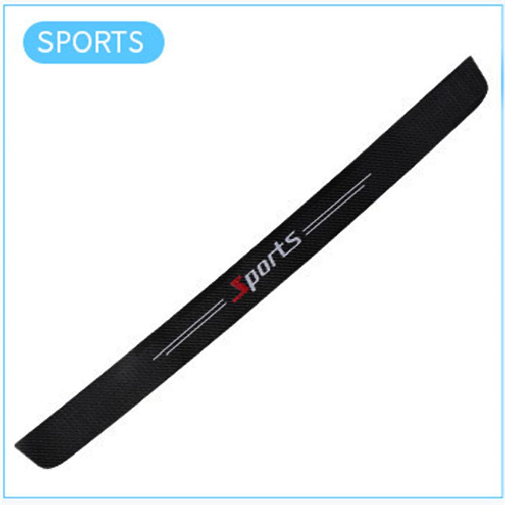 4x PU Накладка на порог двери автомобиля + 1x Резиновая накладка для защиты бампера от царапин Универсальная