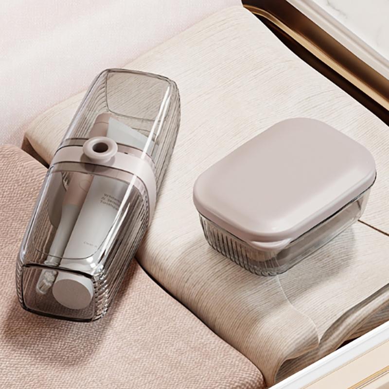 Портативный дорожный чехол для зубной щетки, держатель для зубной пасты в ванной, футляр для хранения, дорожный органайзер для кемпинга, ящик для хранения туалетных принадлежностей