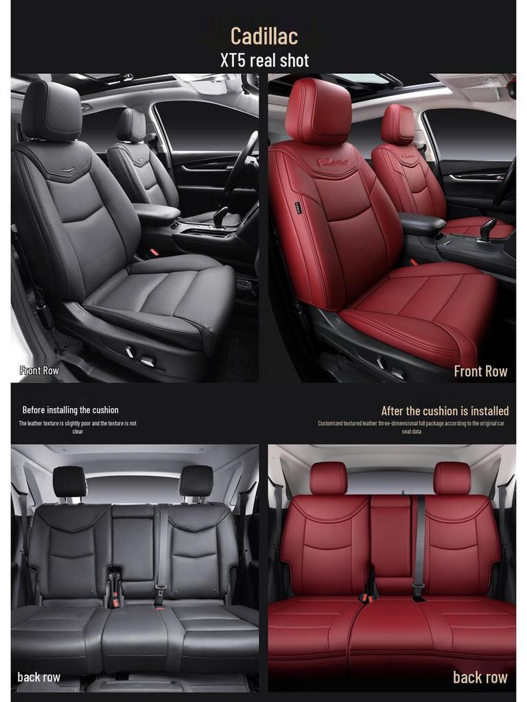 Buick Regal, Excelle, GL6, Encore - Genuine Leather Car Seat Cushion, All-Season Universal Fit