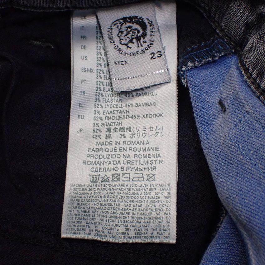 [Б/у] DIESEL/Diesel 23 дюйма CANDYS-NE женские кроссовки из денима/джинсы [b33-54]