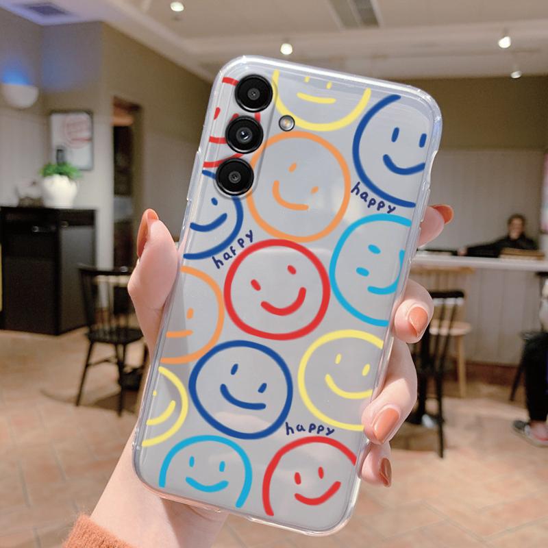 Чехол для Samsung A54 5G 6,4 дюйма Чехол-маска Мягкий силикон Прозрачный ТПУ Чехол для телефона Для Samsung Galaxy A14 A24 A34 A17 A37 A57 Fundas