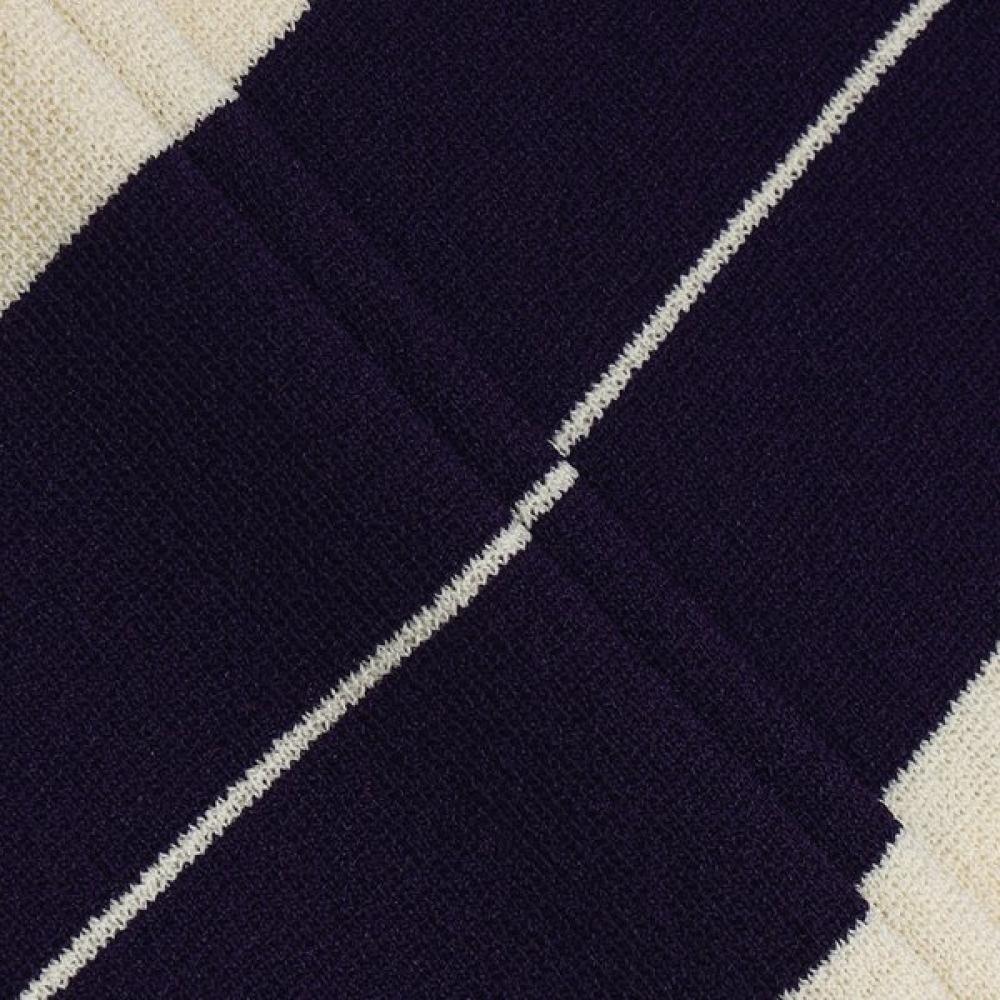 Munsingwear Men Stripe Short Sleeve Sweater Violet Mq321msw81