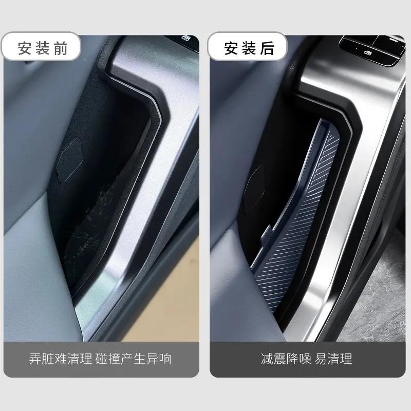 For Toyota RAV4 XA60 2026 Silicone Inner Handle Storage Box Door Slot Pad Anti-Dirt Easy Clean Interior Car Accessories