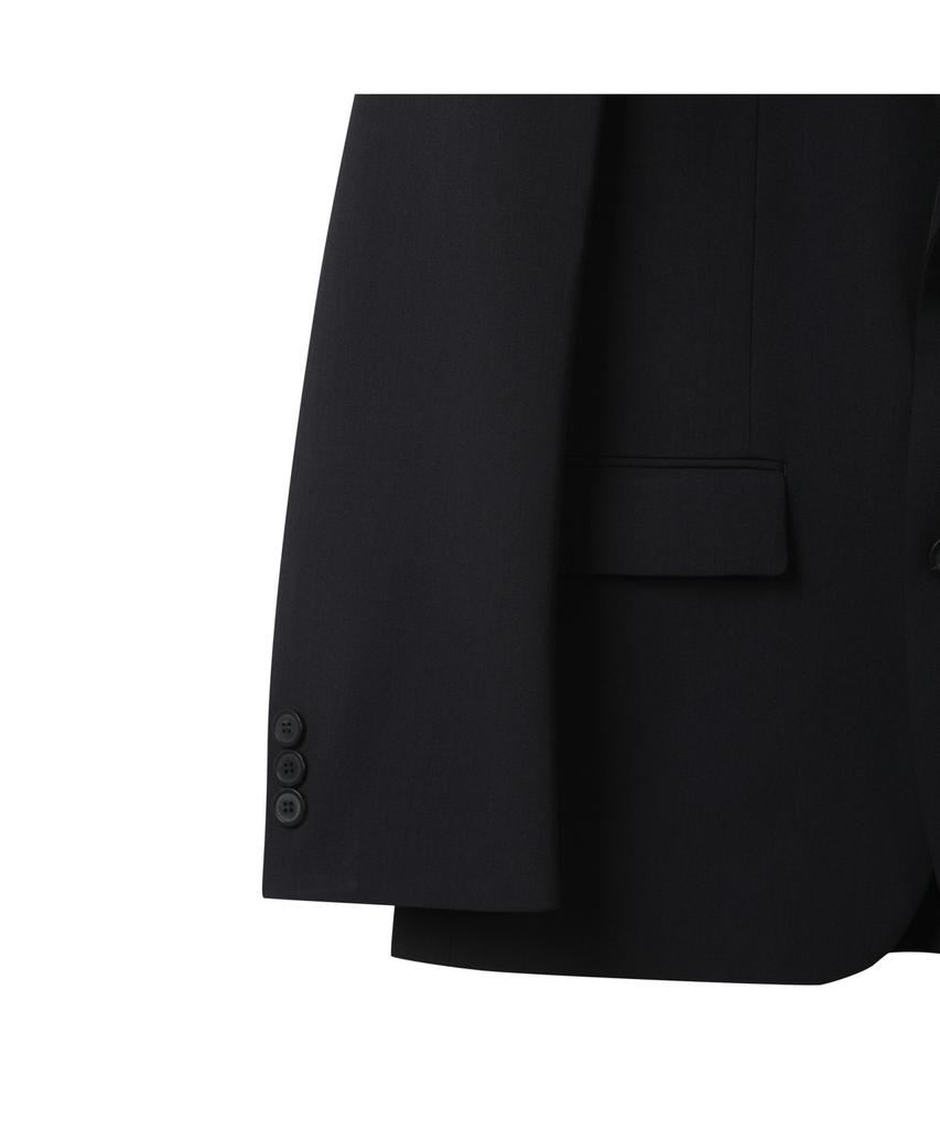 Customellow Black Slim Fit Setup Jacket Cwjam25404Bkx