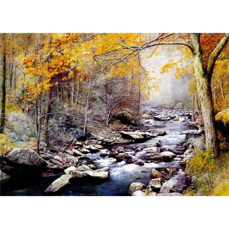 5d Diy Полная круглая алмазная картина Пейзаж Diy Алмазная вышивка крестом Украшение для дома