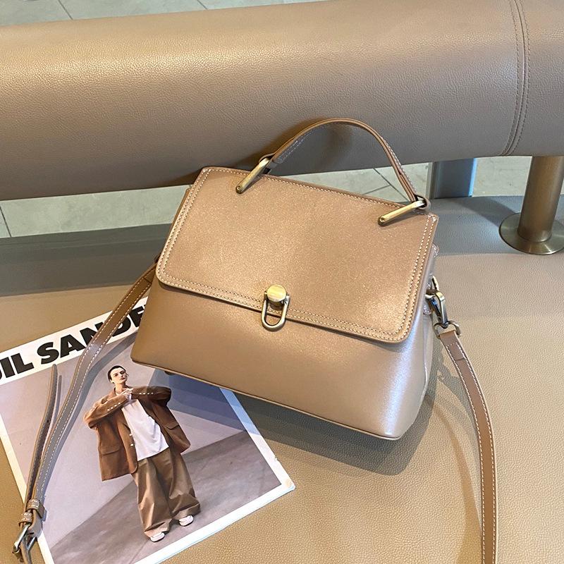 Стильная женская сумка через плечо из натуральной кожи большой вместимости – универсальная сумка-мессенджер