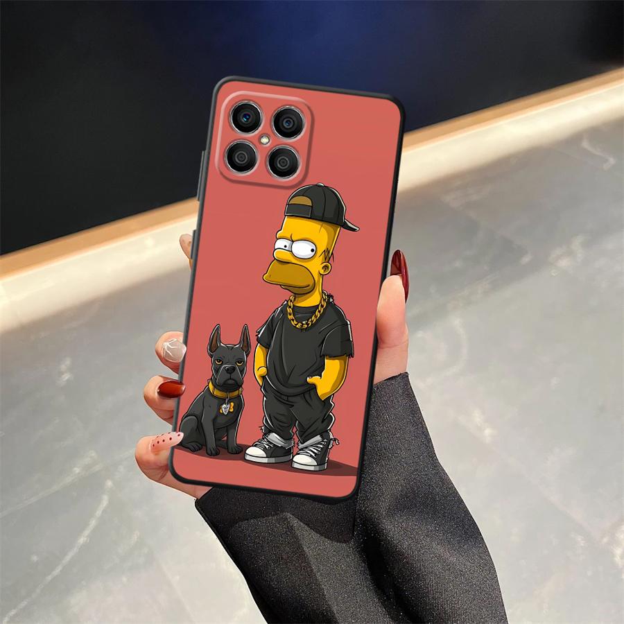 Мультяшный чехол S-simpsons для Honor X9 X7a X9a 90 Lite 70 X8 X9c 8X Funda Чехол для телефона