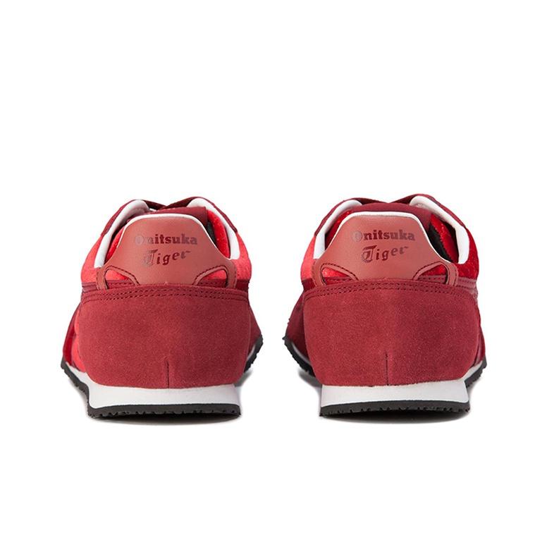 ONITSUKA TIGER Ткань Serrano Модные Устойчивые к скольжению Прочные Легкие Низкие Повседневные Кроссовки Унисекс Красный 1183B390-600