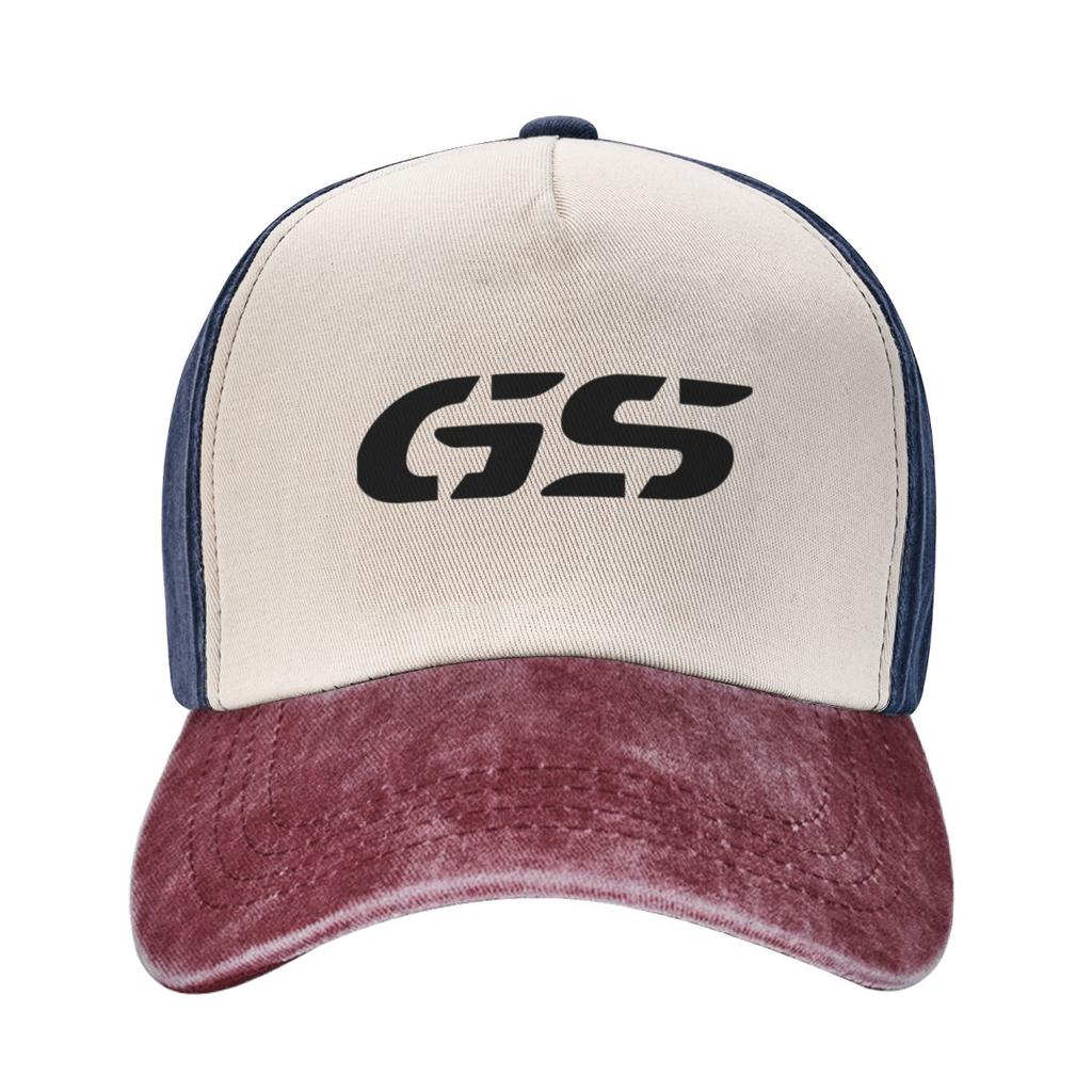 GS Мотоциклетная шляпа дальнобойщика, винтажный потертый потертый головной убор для унисекс, регулируемый стиль