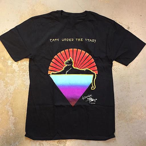 Jerry Garcia Band Cats Under The Stars Full Size Unisex T-Shirt
