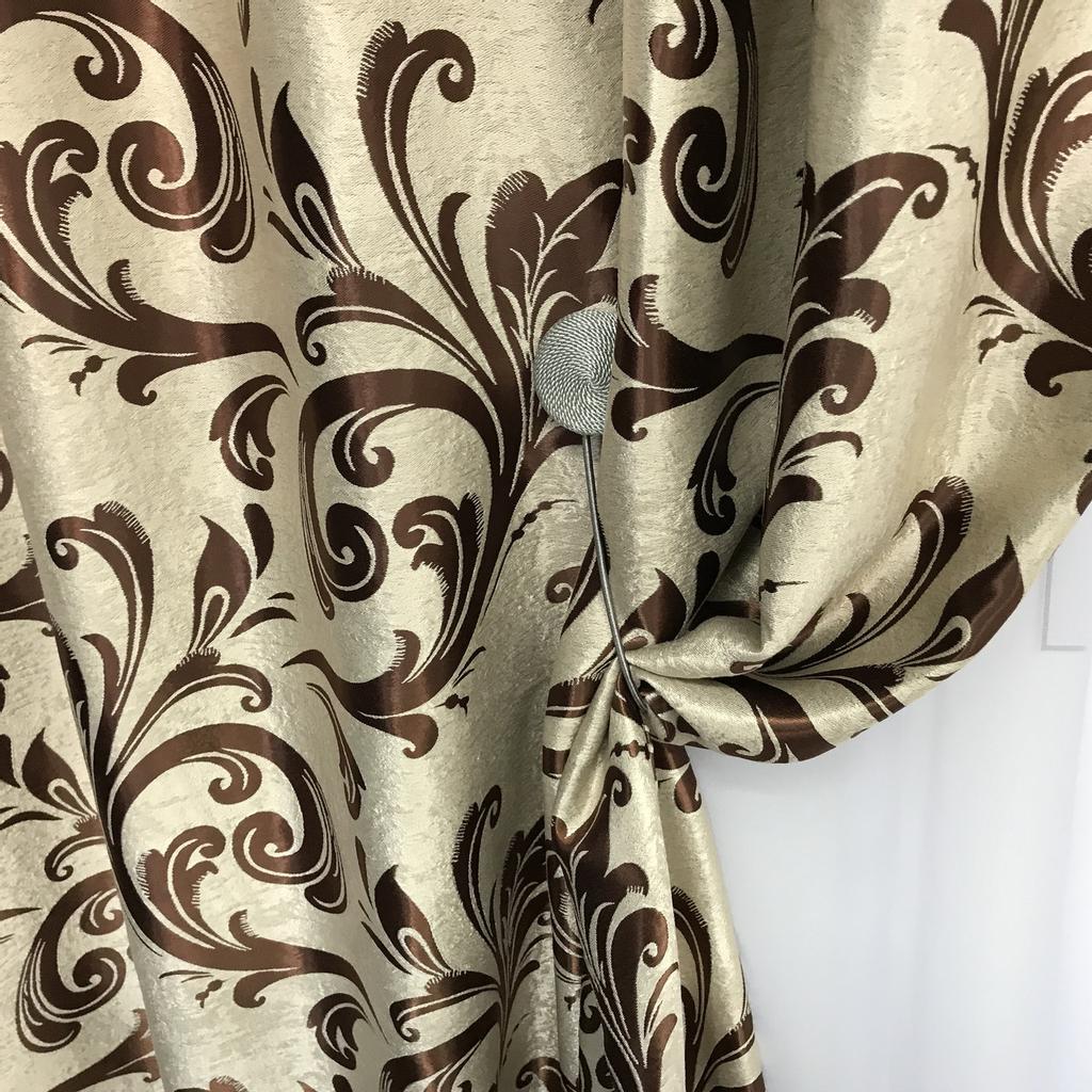 Роскошные плотные шторы для гостиной, спальни, Модные шторы Blackout в гостиную, спальню,светонепроницаемые 150x270 cm (2 шт) ALBO