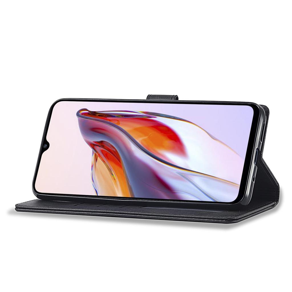 LC.IMEEKE For Xiaomi Redmi 12C 4G/11A 4G Drop-proof Phone Case Calf Texture Wallet Stand Leather Cell Phone Cover