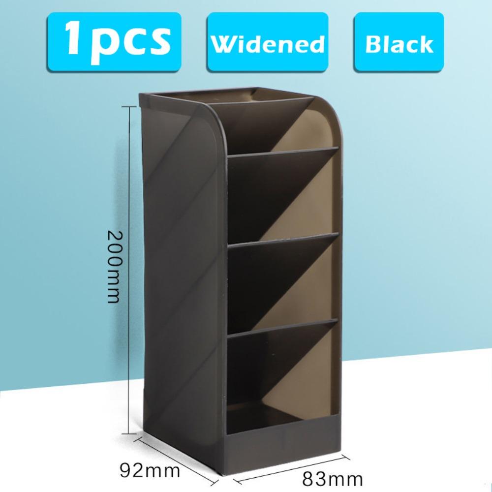 Plastic Pen Holder Large Capacity Stationery Display Stand Simple Pen Bucket Gift