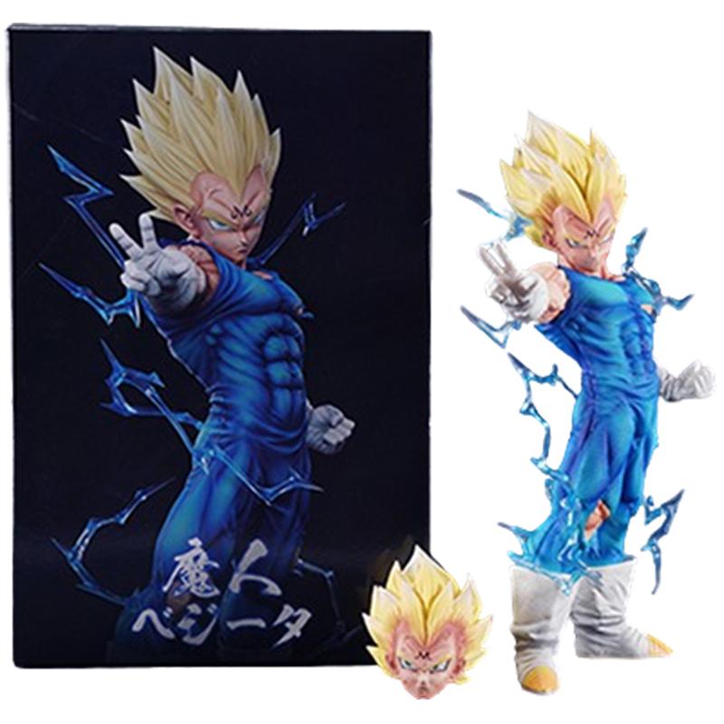 Аниме Dragon Ball Z Фигурка Маджин Веджета DBZ Супер Сайян Фигурки Игрушки 26.5см Коллекционная Модель Украшение Периферийный Подарок