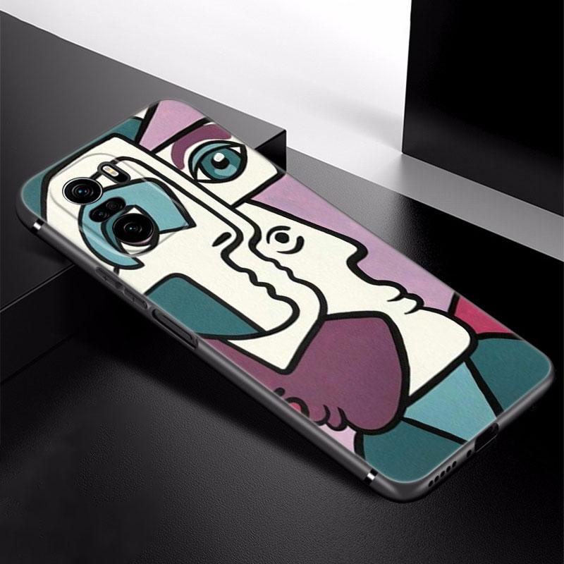 Picasso Abstract Art Painting Phone Case For Xiaomi Redmi Note 5 6 9T K20 K40 K50 Pro 7A 8A 9A 9C 9i 10A 10C A1 S2 Black Cover