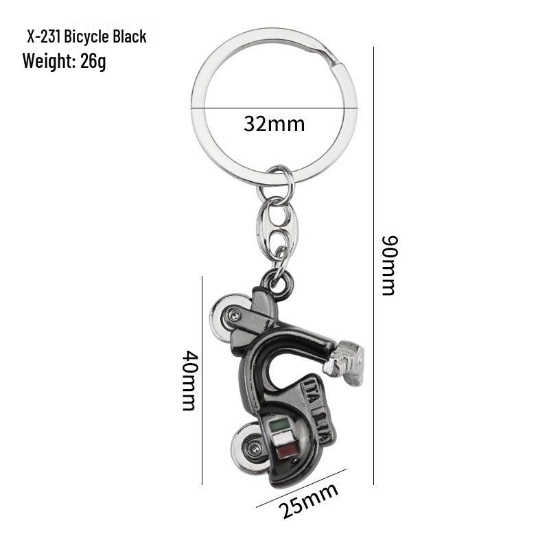 Custom Safety Keychain: Construction & Fire Helmet with Extinguisher