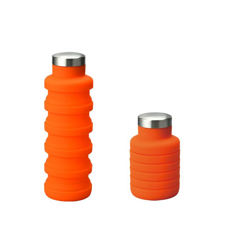 Silicone Cup Retractable Kettle Foldable Water Cup Outdoor Activity Athletic Trip Lightweight Water Bottle Water Cup Tumbler Kettle