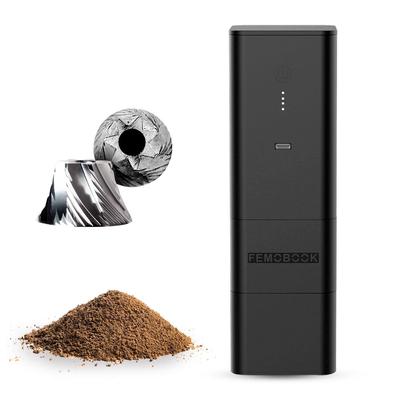 Femobook A2 Электрическая кофемолка в стиле ступки с USB-зарядкой, беспроводная, регулируемый помол 120 уровней, автоматическое отключение, разбирается для легкой