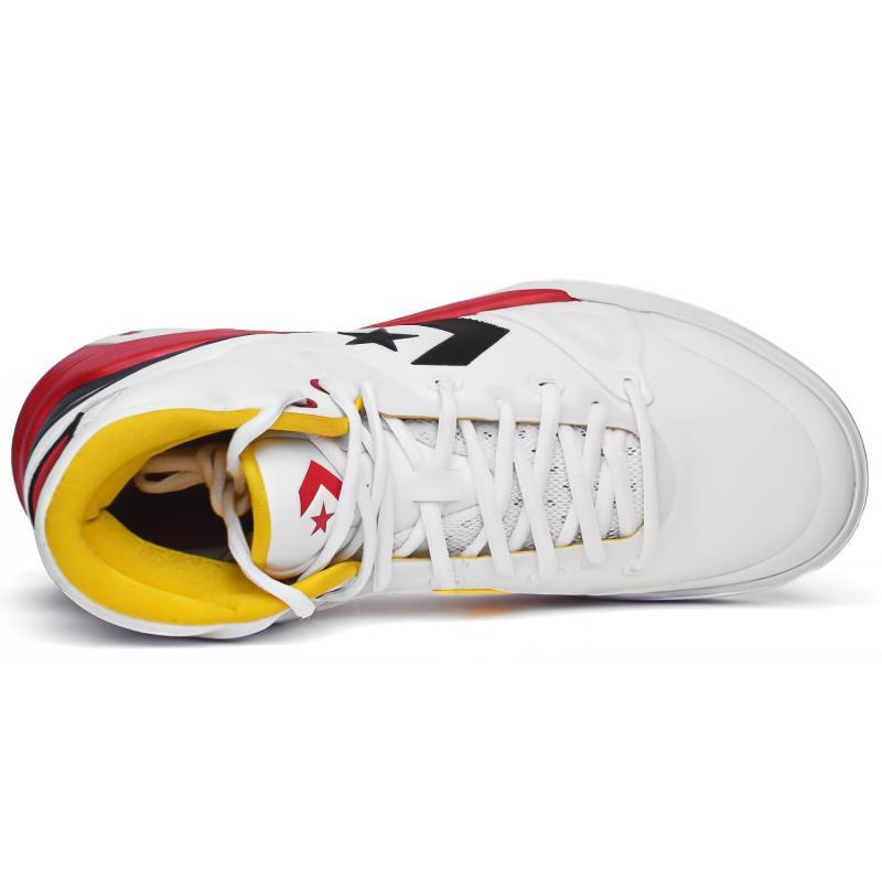 Converse G4 Стильные и Удобные Полувысокие Баскетбольные Кроссовки из Синтетической Кожи Унисекс Красные, Белые и Черные
