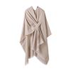 Cashmere Imitation Cloak Shawl Solid Color Windproof Soft Warm Ladies Shawl Jacket Women Autumn Winter Scarf Shawl