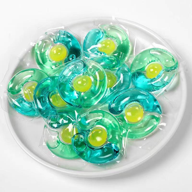 Полумесяц трехкамерный Стиральные шарики три в одном Стиральные шарики обеззараживание,ароматизация