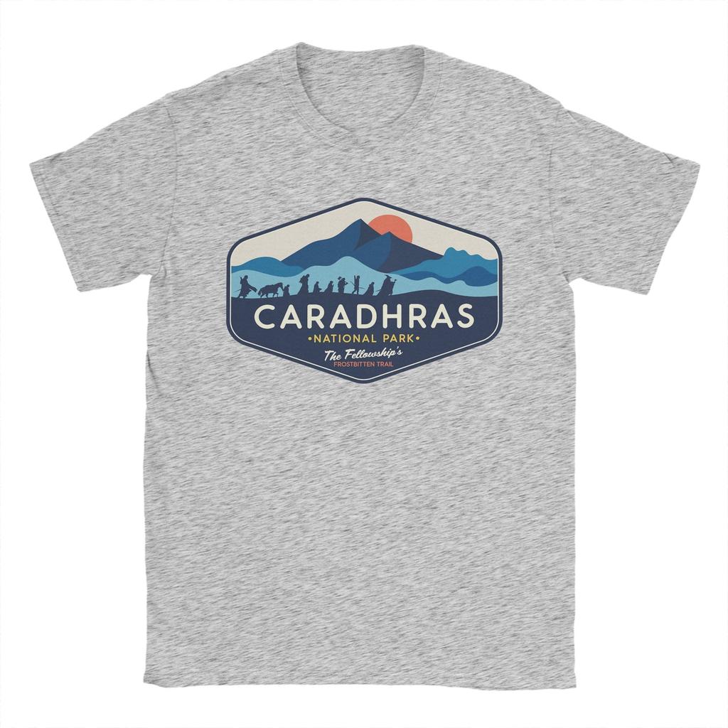 Unisex Caradhars National Park The Fellowships Frostbitten Trail T Shirt LLords Of The RRings 100 Cotton Tees Printed TShirt