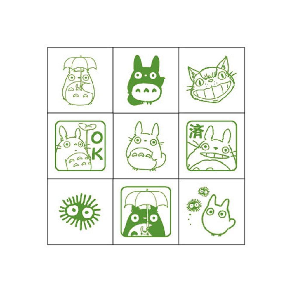 Beverly Studio Ghibli My Neighbor Totoro Square Check Stamp, Stamp, Acrylic, CK9-003