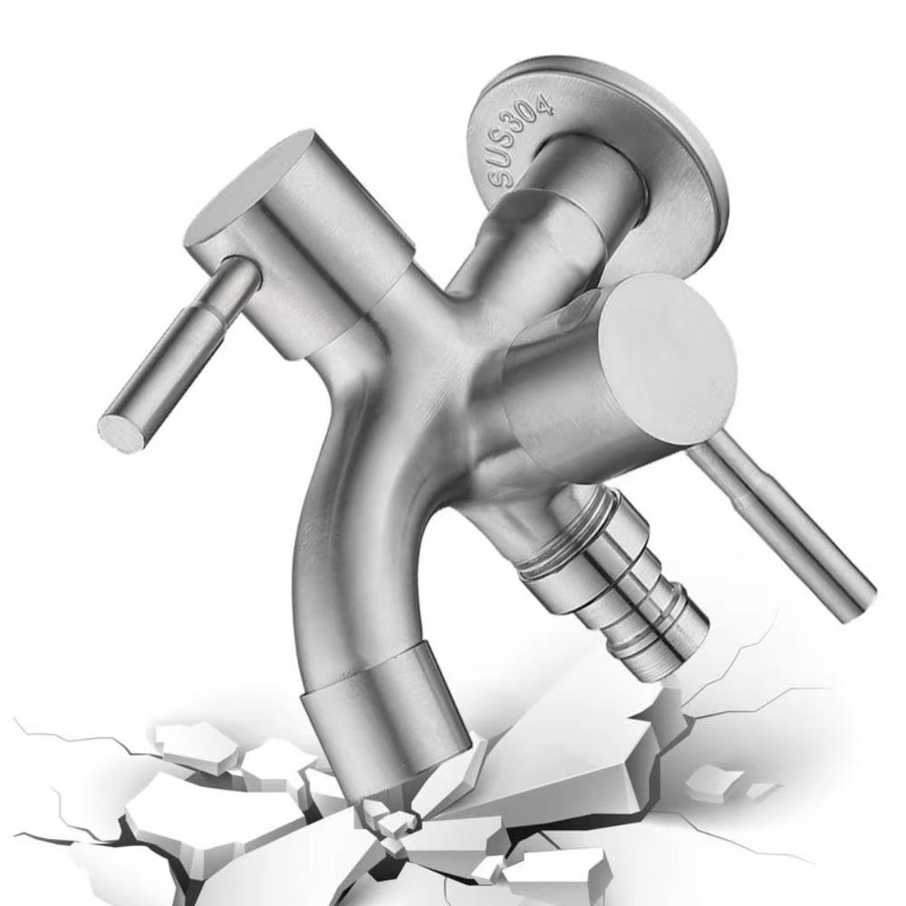 Устойчивый к ржавчине Двухвыходной Садовый Кран Антисептический Садовый Водопроводный Кран Ирригация