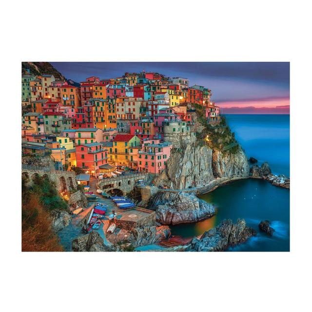 5D Diamond Painting Landscape/Animal Picture Round Jewelry Embroidery Kit Castle Complete Mosaic Design Crafts Home Decor Gift