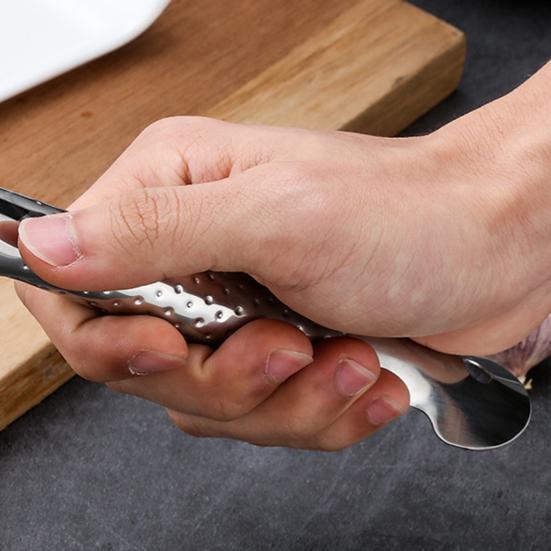 Yousheng Fish Scale Scraper Stainless Steel Fish Scaler Comfort Grip Fish Scale Remover Tool Kitchen Gadget for Home