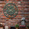 12 Inch Vintage/Retro Wall Clock Garden IP44 Waterproof Decorative Wall Clocks Battery Operated Cloc