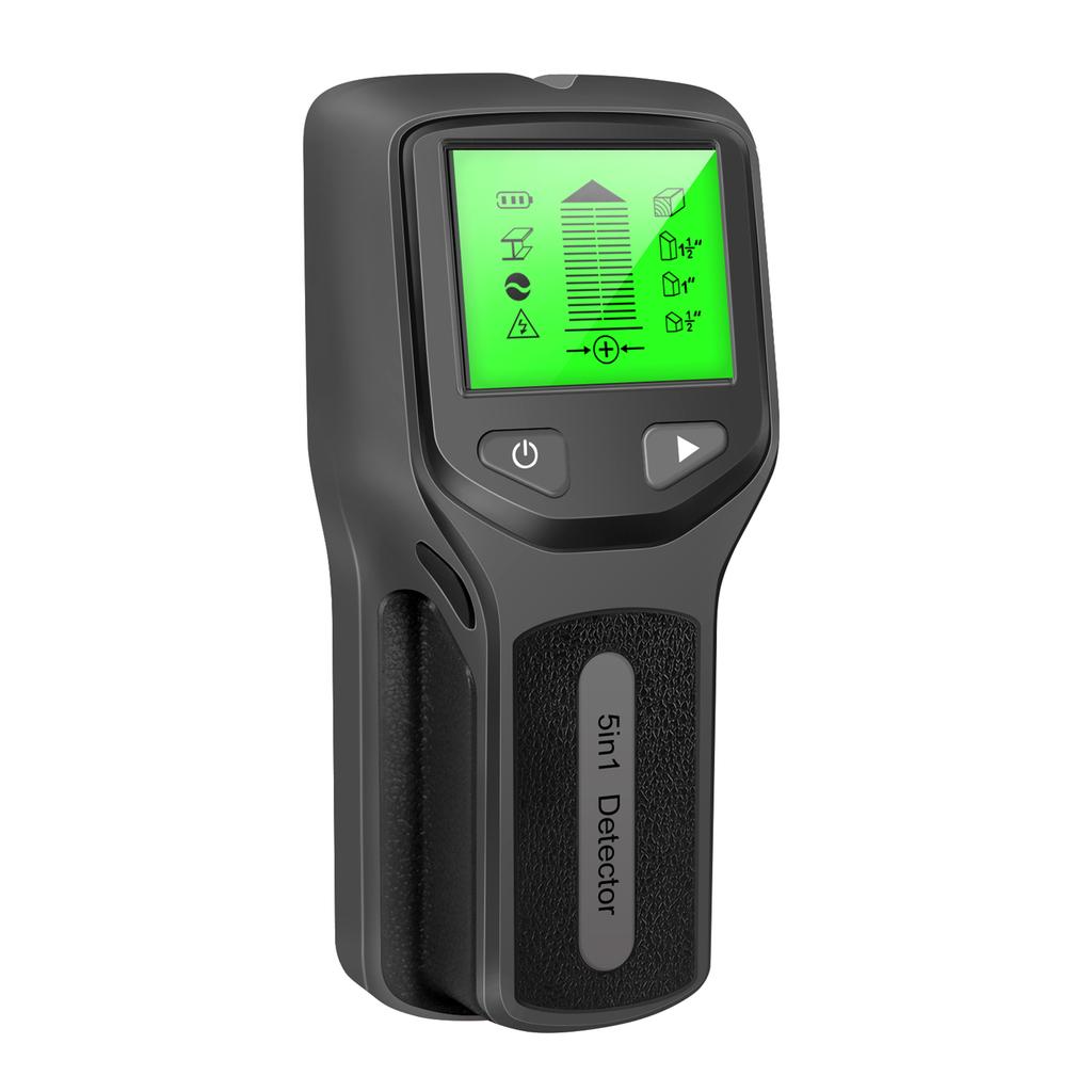 Настенный сканер Stud Finder — электронный детектор гвоздиков 5 в 1 с ЖК-дисплеем HD, дерево, провод переменного тока, металл