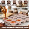 6/9/12 Holes Cake Molud Carbon Steel Cannele Mold Muffin Bakeware Cupcake Pan Non Stick Baking Pans for Baking Kitchen Accessory