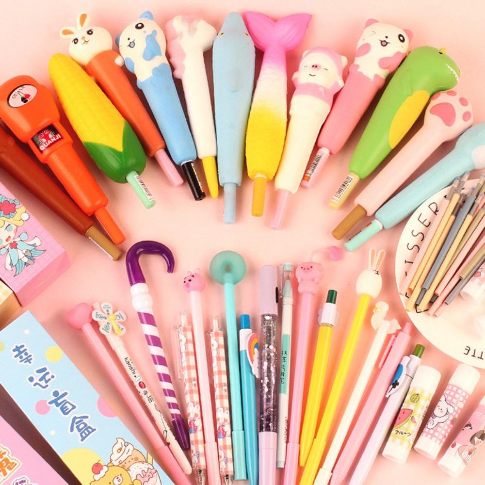 Мультфильм Нейтральная ручка Глухая коробка Канцелярские принадлежности Глухая коробка Канцелярские принадлежности Сюрприз Глухая коробка Учебные принадлежности