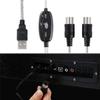 Piano USB In Out MIDI Interface USB IN-OUT Converter MIDI Cable MIDI to USB Cable Drum Adapter