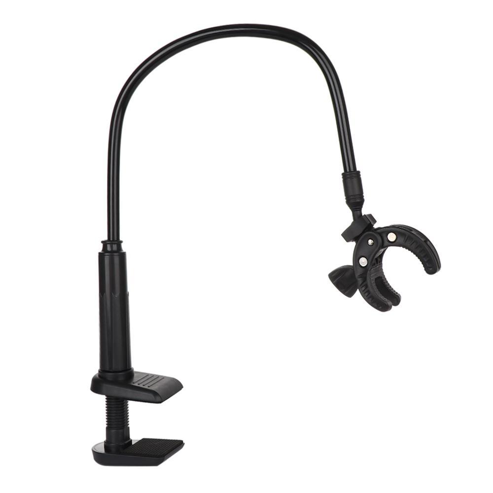 Adjustable Clamp Hair Drye Holder Hands-Free Hair Dryer Bracket Rotatable Pet Grooming Shelf