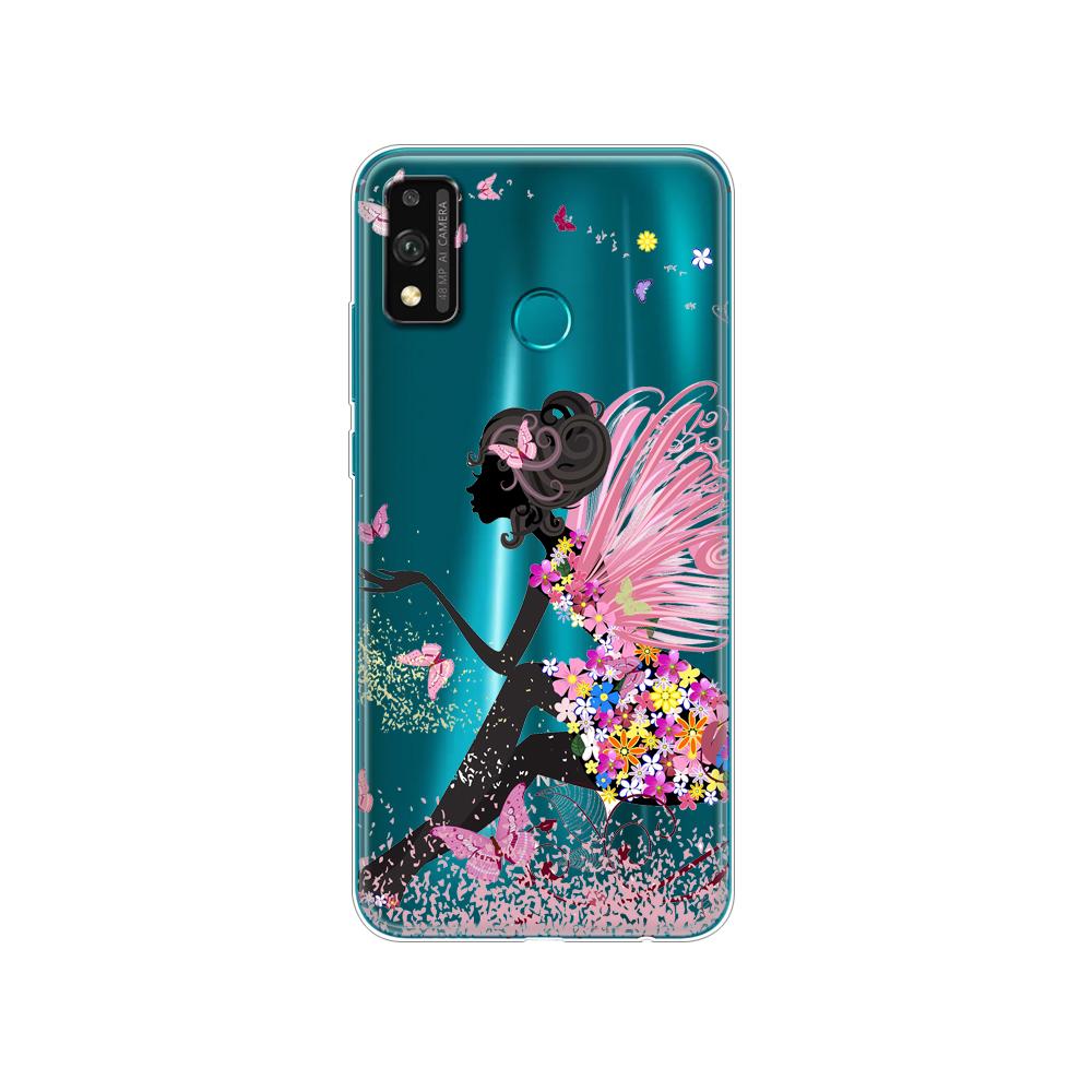 Силиконовый чехол для Honor 9x lite, чехол для телефона huawei Honor 9X lite, мягкий чехол 6,5 дюйма, чехол, чехол, чехол etui, бампер
