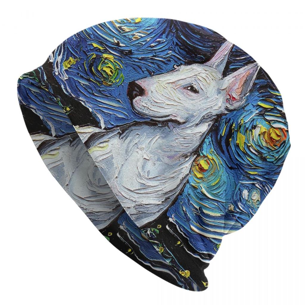 Английские шапки с черепами для бультерьера, уличная зимняя теплая женская вязаная шапка унисекс, шапка с капюшоном для животных, домашних питомцев, щенков