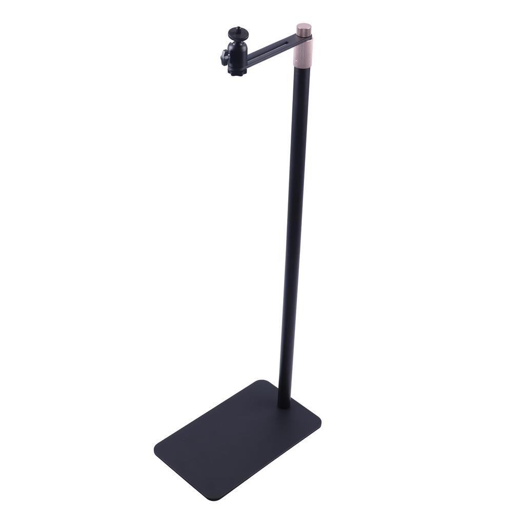 Projector Floor Stand Carbon Steel Height Adjustable Hide Against Wall Mount Bracket Shelf for Camera Gimbal Mobile