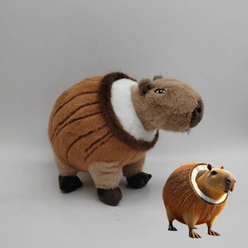 Boneca ambalam Tire Frog Bobrinni cocosini Capybara Coconut Shell Plush Toy Funny Tungtungsahur Stuffed Doll Kids Birthday Gifts