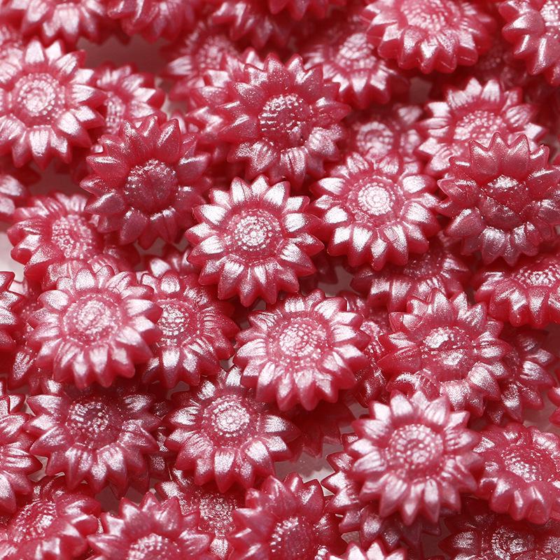 Huidisi Перламутровые Гранулы Сургуча Смешанных Цветов Подсолнух для Штампов